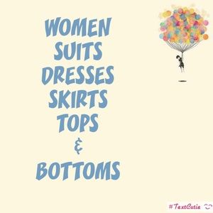 SUITS, SKIRTS, TOPS, BOTTOMS